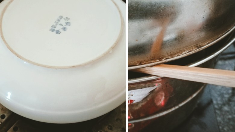 嫩蒸水蛋,蛋液放入蒸锅，盖上一个盘子（或包上保鲜膜）。使蛋液处于密封的状态。盖上盖子，锅体和锅盖中间夹一根筷子。中火，上气后蒸大约10-15分钟。（蒸碗深且小的话，要蒸15-20分钟）