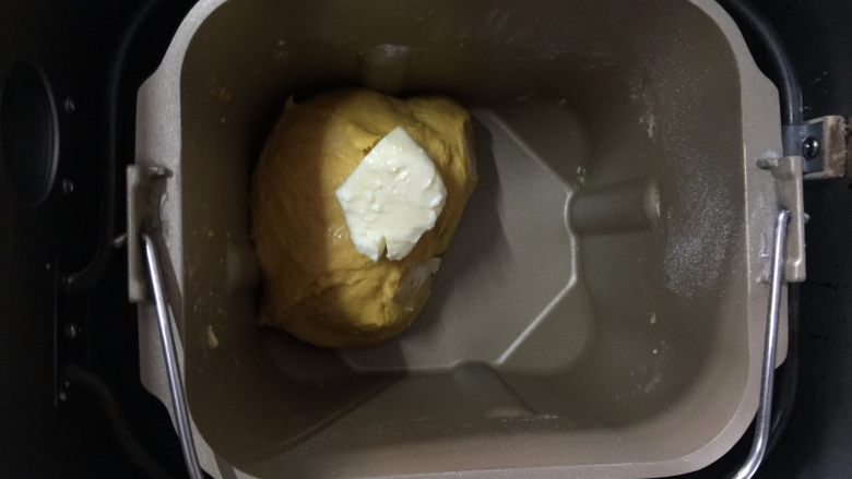 南瓜汉堡包,程序结束后加入软化的黄油，再运行一个IMIX程序