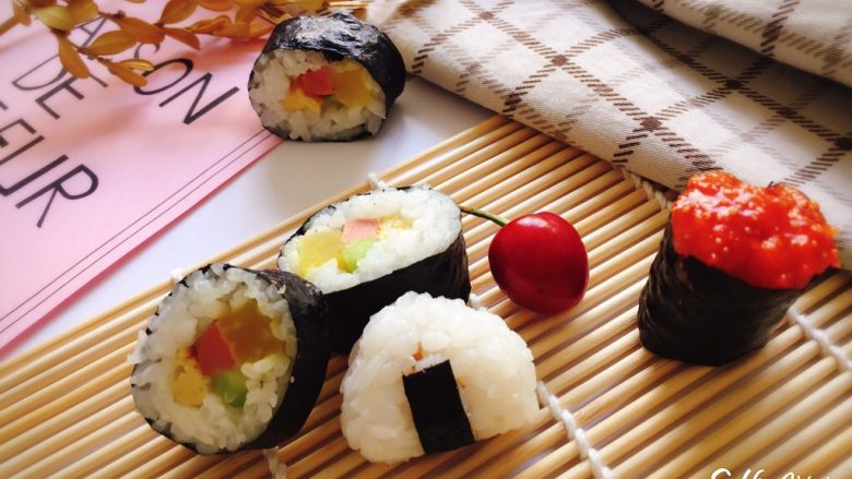 寿司🍣版的欢乐颂五美,做好了如图