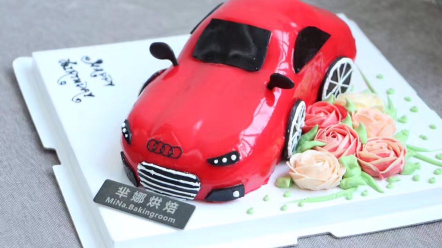 汽车造型蛋糕