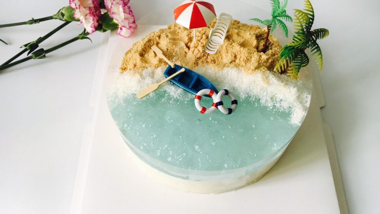 海洋椰风慕斯蛋糕