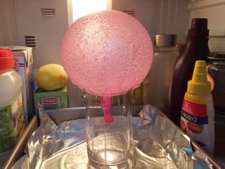 玫瑰花玻璃罩蛋糕,廣東現在的天氣潮濕 我需要放冰箱定型才能乾