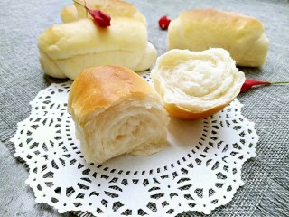 香甜小面包#面团的发酵之旅#,成品三。