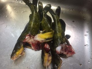 红烧昂刺鱼+#面团的发酵之旅#,鱼开肚、去腮打理干净。