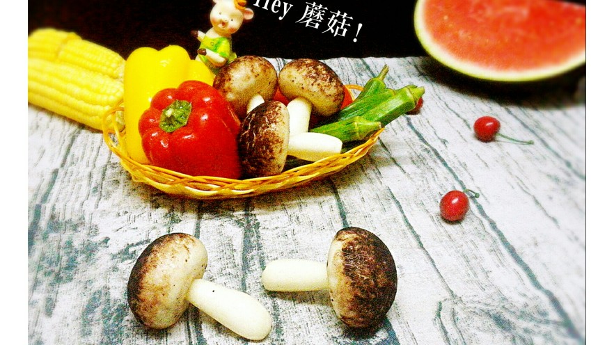 蘑菇包+#面团发酵之旅#
