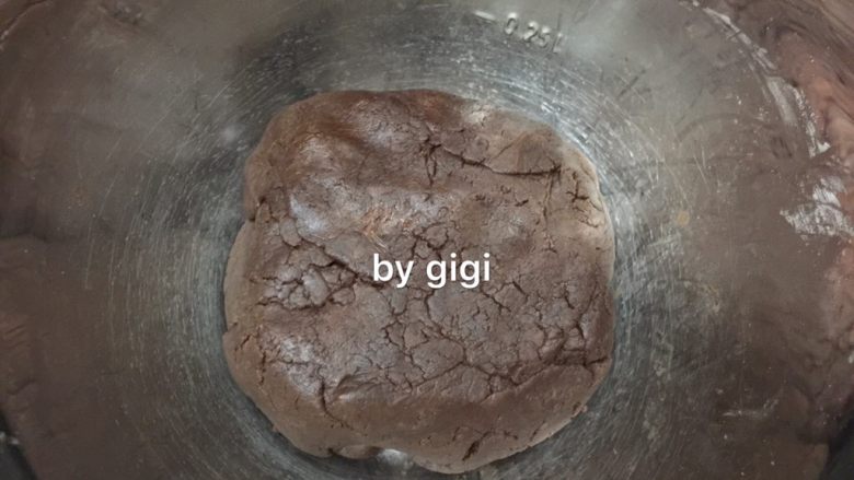 人氣三層玻璃糖餅乾,如果做可可口味的把25g可可粉代替25g低筋麵粉篩入做出可可麵團