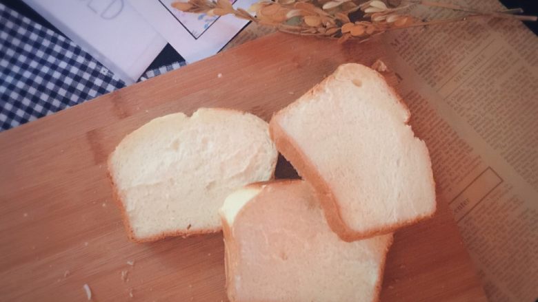奶香土司面包#面团的发酵之旅#,完全冷却后再切片