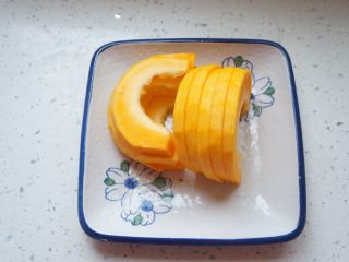 烤南瓜,切成约1厘米的厚片
