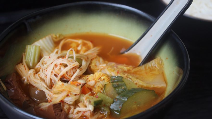 健康韩国泡菜汤