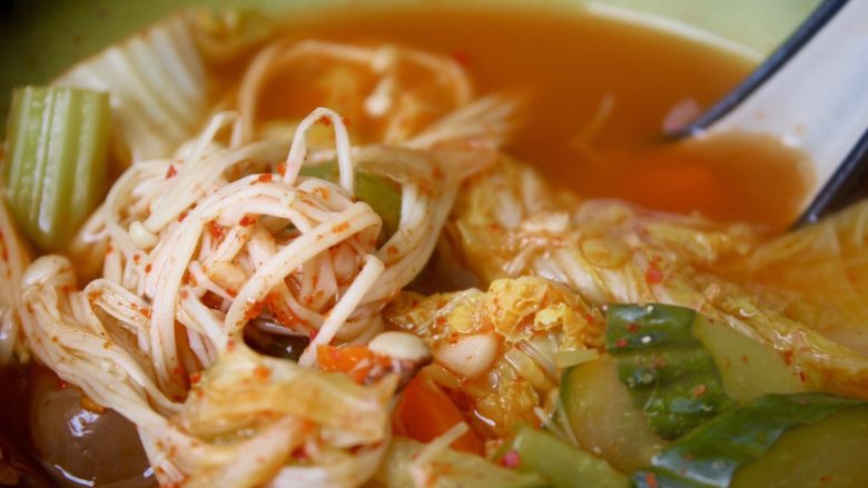 健康韩国泡菜汤,太好吃了！汤也好喝！