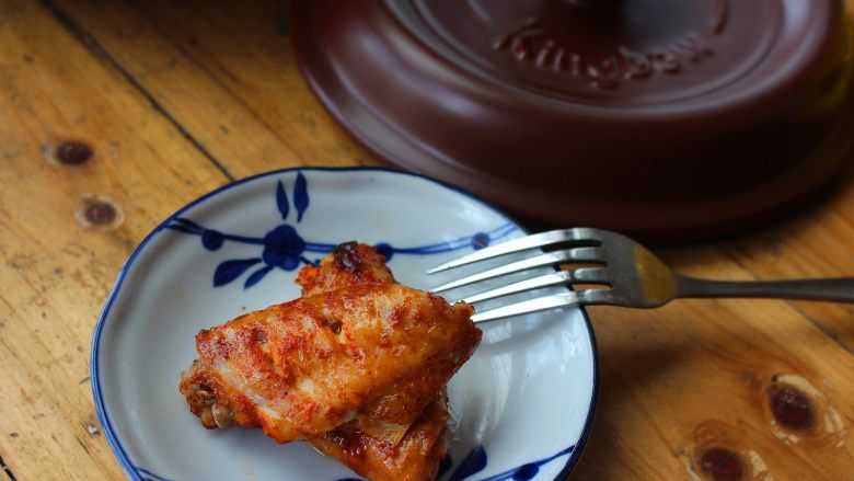 健康美味的无烟烧烤 - 坤博砂锅烤鸡翅,成品图