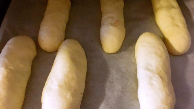 豆沙面包,进行二次发酵