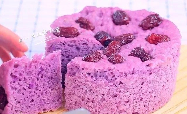 紫薯发糕