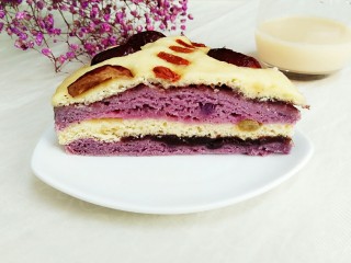 紫薯玉米千层糕