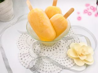 热带风情《芒果酸奶冰棒》【冷饮甜点】,再来一张喽