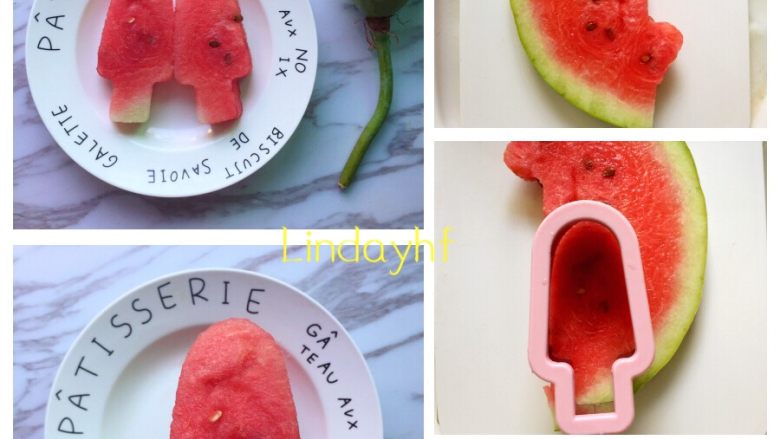 #清凉一夏#DIY 纯水果西瓜棒冰,西瓜冰棒的制作方法简单易学，你也可以轻松搞定啦！😄