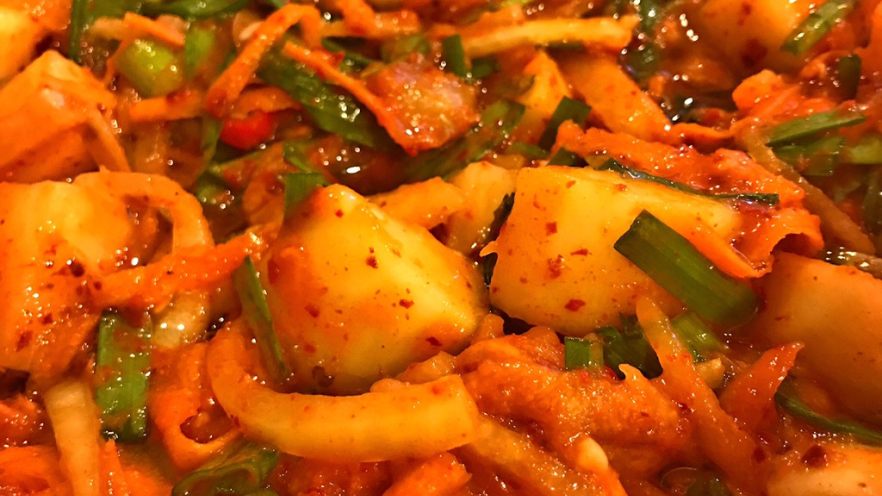 韩式腌萝卜块