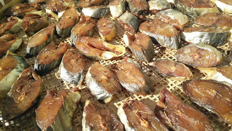 晒马鲛鱼干,一般晒3天最好吃，不会太硬。