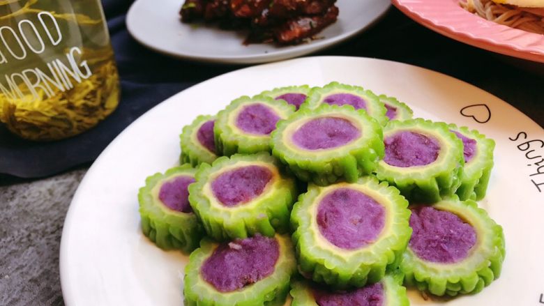 紫薯苦瓜圈（减脂餐）