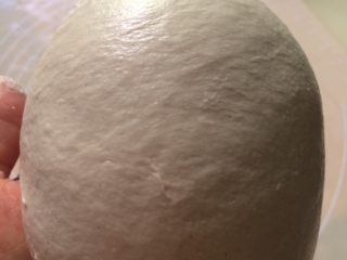 天然酵母欧包,揉至表面光滑，放碗里进行发酵。