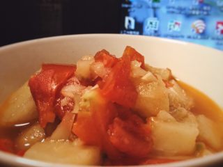开胃番茄米豆腐