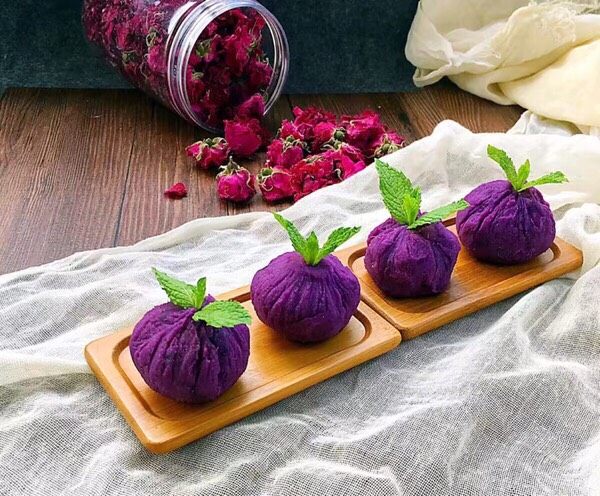 紫薯茶巾布绞,成品