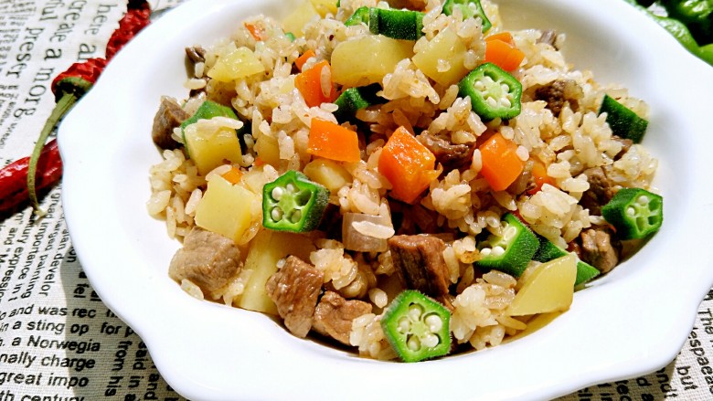 电饭煲羊肉手抓饭,开饭啰！