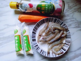 鲜虾玉子豆腐,准备食材: