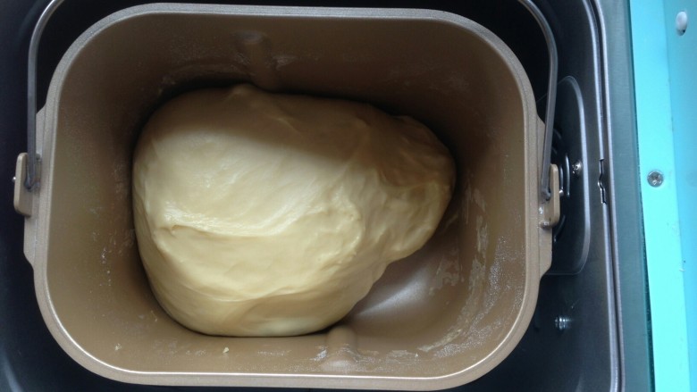 面包机版鸡蛋吐司,选择发酵40分钟