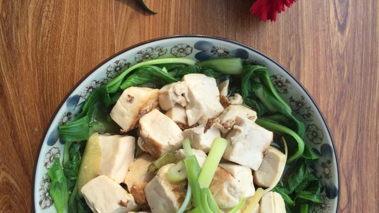 麻婆豆腐简易版+大米南瓜粥,完工啦！