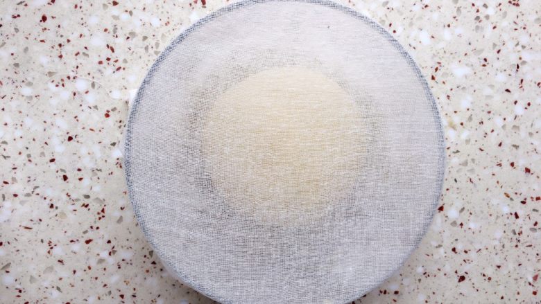 椰蓉面包,整好面团，盖上湿布或保鲜膜室温发酵；大约1小时；