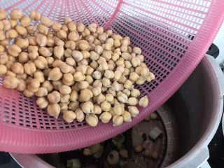 五香鹰嘴豆～健康满分的小零嘴,倒入沥干的鹰嘴豆