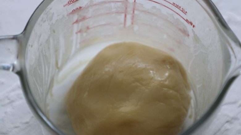 传统月饼,倒入低粉搅拌成团，静置1小时。