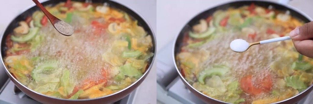 常见蔬菜熬出一锅鲜，让你餐桌上的汤不再单调！,煮20分钟左右至食材全熟和足够的汤汁即可，出锅前加适量胡椒粉和盐