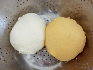 南瓜包子,1小时后，发酵好的面团