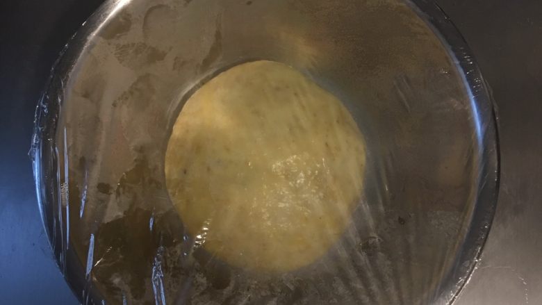 夹心肉松胚芽华夫饼(快手酵母版),室温发酵至两倍