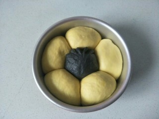 丑小鸭小面包,面团放在温暖湿润处进行二次发酵，发酵两倍大