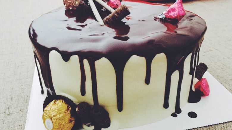 巧克力淋面蛋糕🍰
