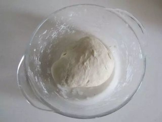 水煎包,和面，揉成光滑面粉，醒面20分钟，要盖上盖子醒面