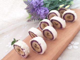 #甜味#香蕉紫薯卷