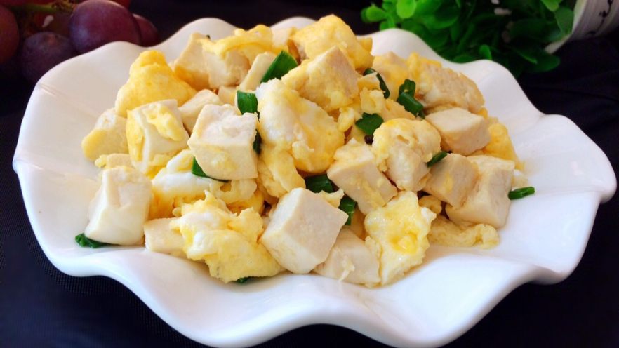 吃豆腐+豆腐滑鸡蛋