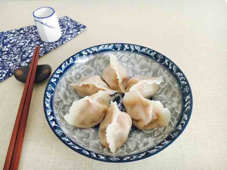 #咸味# 西葫芦羊肉水饺,成品图