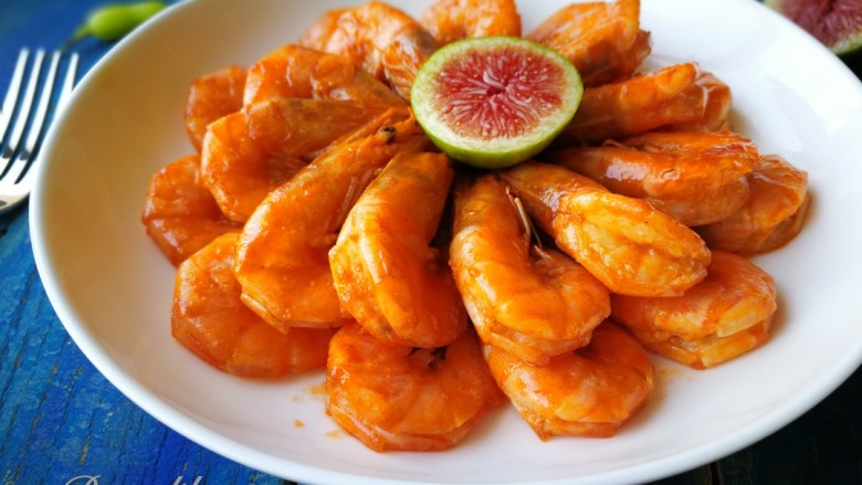 #咸味#茄汁大虾,酸酸甜甜很受大家的喜欢。