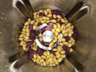 玩转苏泊尔醇浆机(二)紫薯豆浆,再放入紫薯