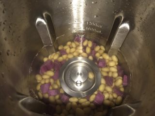玩转苏泊尔醇浆机(二)紫薯豆浆,加水到800ml水位