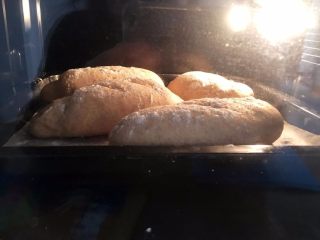 全麦面包,烤箱提前预热
上下火150度烤20分钟左右
TIPS2：每个烤箱存在温差，要根据自己烤箱进行把控温度与时间；