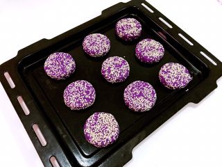 原味紫薯饼健康美味的做法,也可入烤箱。