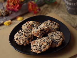 燕麦芝麻核桃酥－低卡又香酥的小饼干
