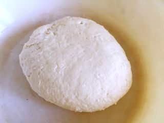 奶黄包,揉成面团，等待第一次发酵。