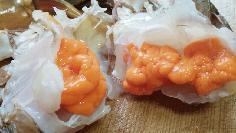 早餐螃蟹海鲜粥,刷的是不是很干净，哈哈